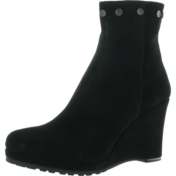 "VANELi Women's Jill Suede Wedge Boots - Size 7, Stylish Side Zipper Detail" - Picture 1 of 4